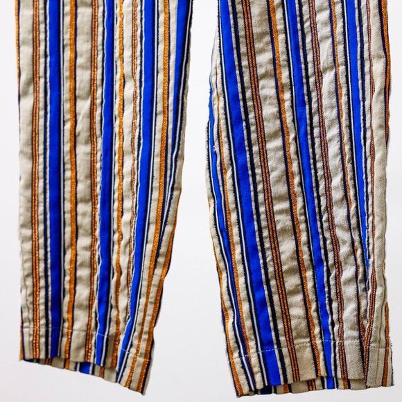 Forte_Forte R/19 6021 Blue Striped Pants - Picture 7 of 12